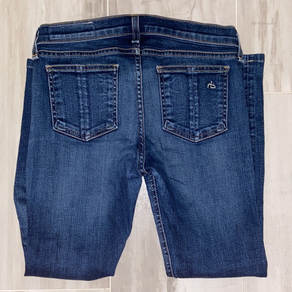 Rag & Bone Skinny, USA Made, Blue, Style: W1502K520, 26x24, EUC, $189 MSRP - Picture 4 of 12